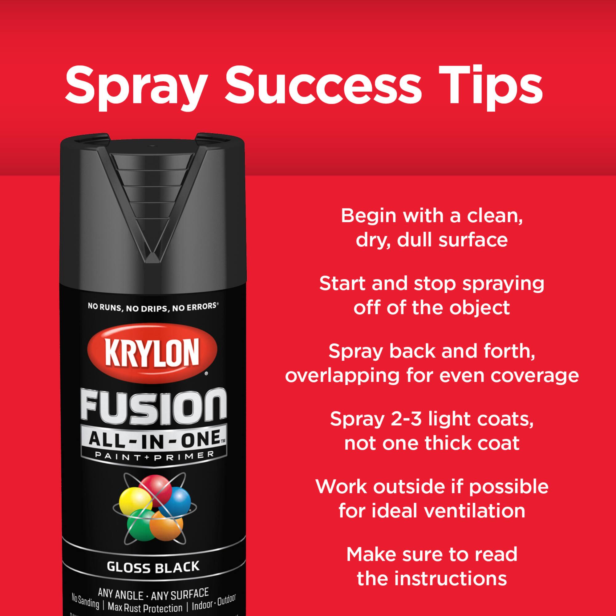 Krylon® Fusion All-In-One™ Satin Paint & Primer, Satin Peacock Blue